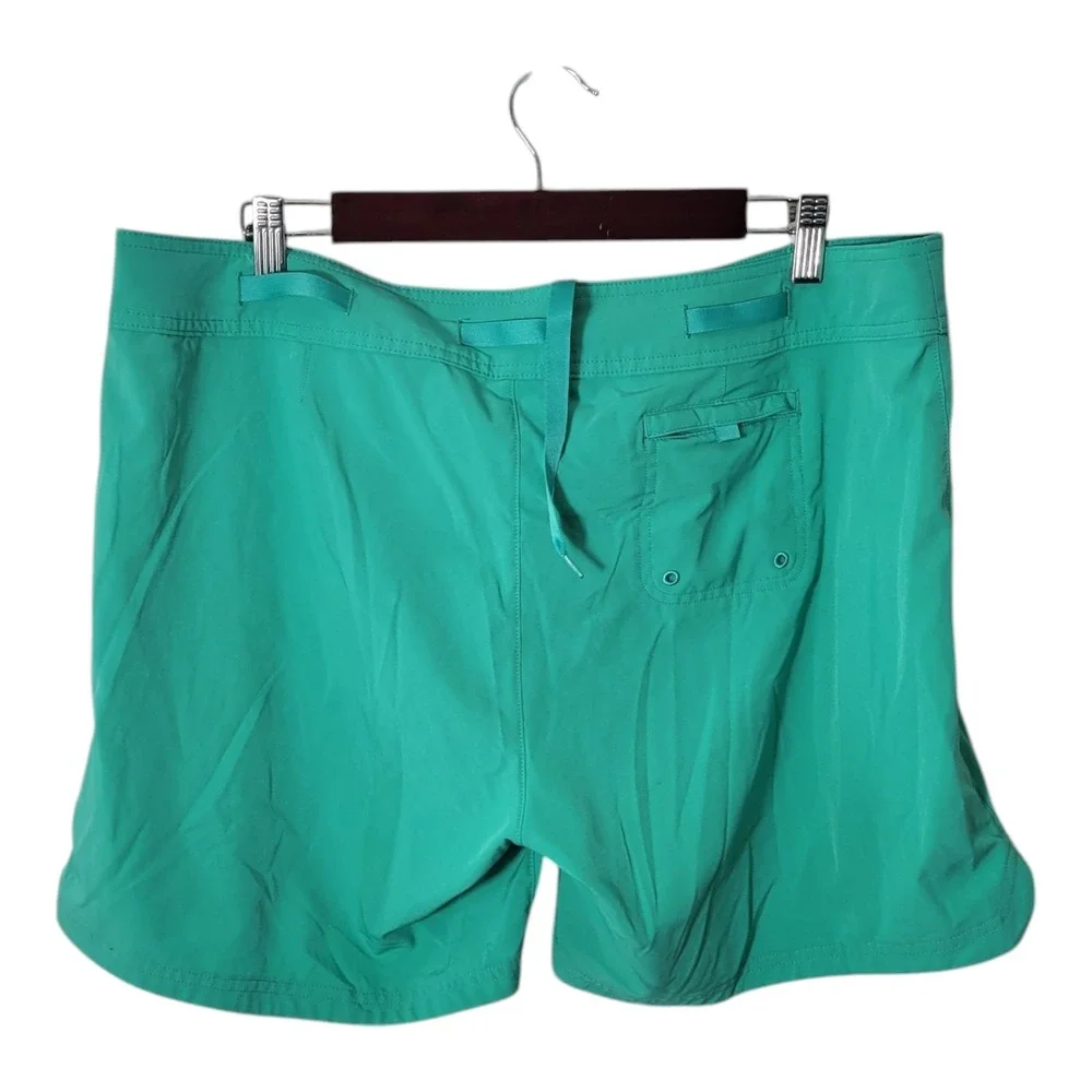 Prana Men's 40x6 Unlined Green Lightweight Board Shorts‎ Swim Trunks